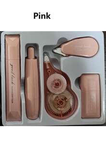 6片/套渐变方形修正带，简约时尚，学生必备，便携开学季 - 彩色 - 查看 14