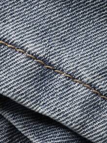 Dazy Kids Girls Denim Round Neck Blouse