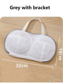 Túi giặt áo ngực, dùng cho máy giặt gia đình, bảo vệ áo ngực trong quá trình giặt để tránh bị biến dạng. Túi lưới giặt đồ lót chuyên dụng, có ngăn lưới, chống biến dạng. Phù hợp với quần áo cao cấp, có móc cài, phong cách mùa xuân, tối giản, áo mùa hè. - Nhiều màu - Xem 13