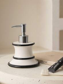 Cirelle Keramik-Pumpspender - Französischer Badezimmer-Organizer für Seife & Shampoo, elegante Badezimmer-Dekoration & praktisches Zuhause-Geschenk - Verschiedenfarbig - Übersicht 7