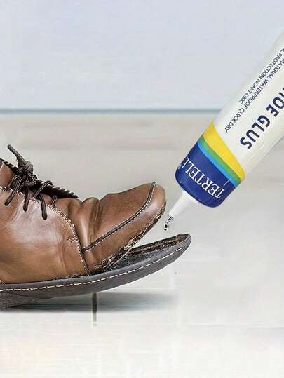 1pc 60ml Shoes Glue, Super Strong Adhesive Shoe Repair Glue For All Kinds Of Shoes, With Resin Soft Glue,Clear, Waterproof And Strong Adhesive For Repairing Shoe Soles And Any Parts Of Shoes Christmas For Holiday Gift Giving