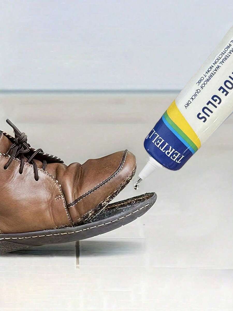 1 件 60ml 鞋胶，超强粘性鞋修补胶，适用于各种鞋子，含树脂软胶，透明、防水、强力粘合剂，用于修补鞋底和鞋子的任何部位，圣诞节可作为节日礼物