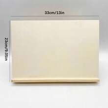 1 Wooden Art Easel - Foldable And Adjustable Desktop Sketch And Painting Stand With Tilting Board,Back To School,School Supplies - Wood Color - View 9