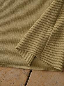 MOTF PREMIUM FLORAL APPLIQUE FITTED CAMISOLE SWEATER DRESS - Green - View 8