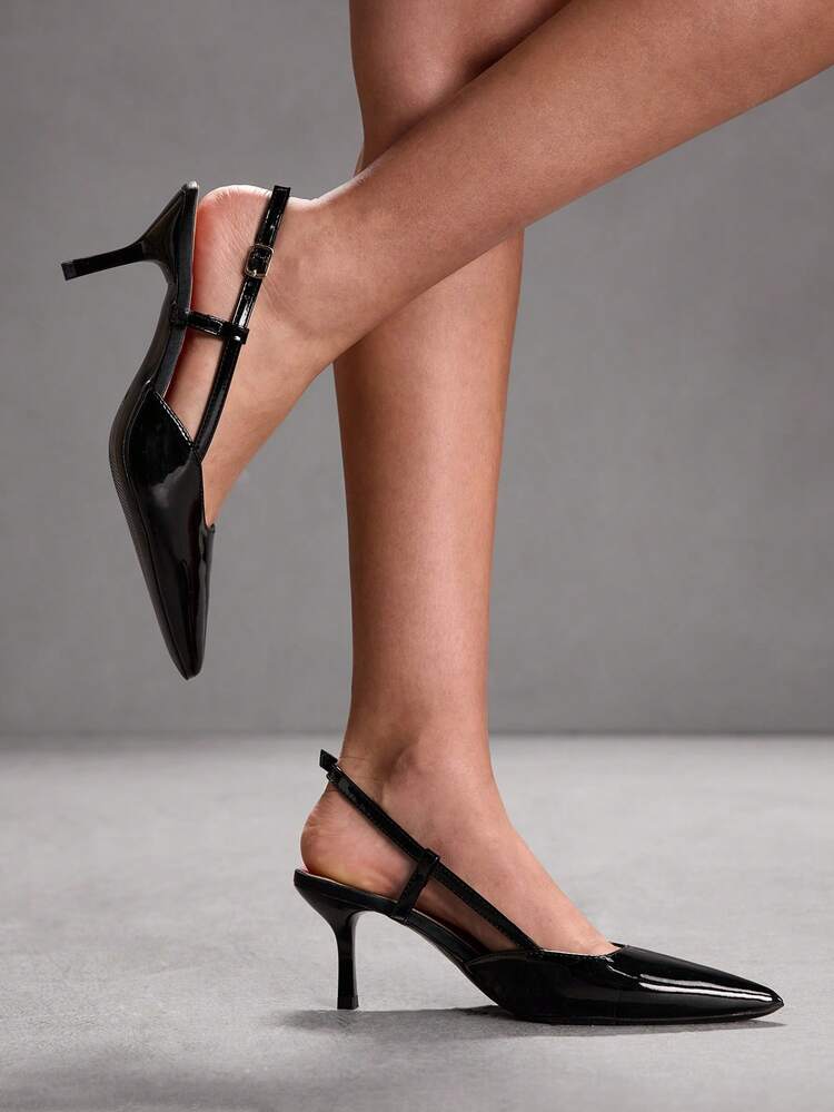 CUCCOO SZL Women's Shoes Are Fashionable, Sexy And Comfortable, Black Stilettos, Pointed Heel, Daily Versatile, Party Event High Heels