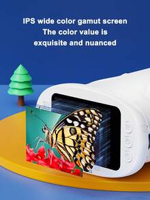 Teckwe 1000倍儿童手持显微镜，教育科学套装，数字显微镜，可充电迷你口袋显微镜，生日礼物，适合3岁以上儿童，600mAh电池 - 彩色 - 查看 2