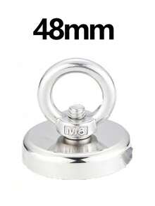 Imán de pesca, imán de pesca potente, fuerza de tracción de 100 KG - Multicolor - Ver 14