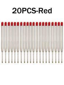 Standard 10cm Ballpoint Pen Refills, Universal Oil-Based Ink Cartridges For School & Office Writing - Multicolor - View 16