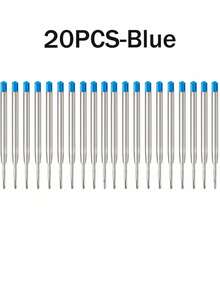 Standard 10cm Ballpoint Pen Refills, Universal Oil-Based Ink Cartridges For School & Office Writing - Multicolor - View 15