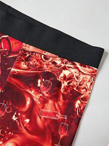 1pc Men's Printed Boxer Briefs - Multicolor - View 5