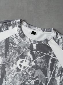 PAVTROS Men's Casual Dry Branch Printed T-Shirt & Shorts Set - Multicolor - View 11