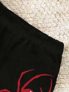 1 Set Baby Boys' Casual Fashionable Creative Personalized Refreshing Minimalist Heart & Spider Web Print Short Sleeve T-Shirt And Shorts Set, Comfortable Daily Wear, Cozy Summer Styles Suitable For Spring And Summer Toddler Boy Clothes Summer Sets Gothic Baby Boy Clothes - Multicolor - View 7