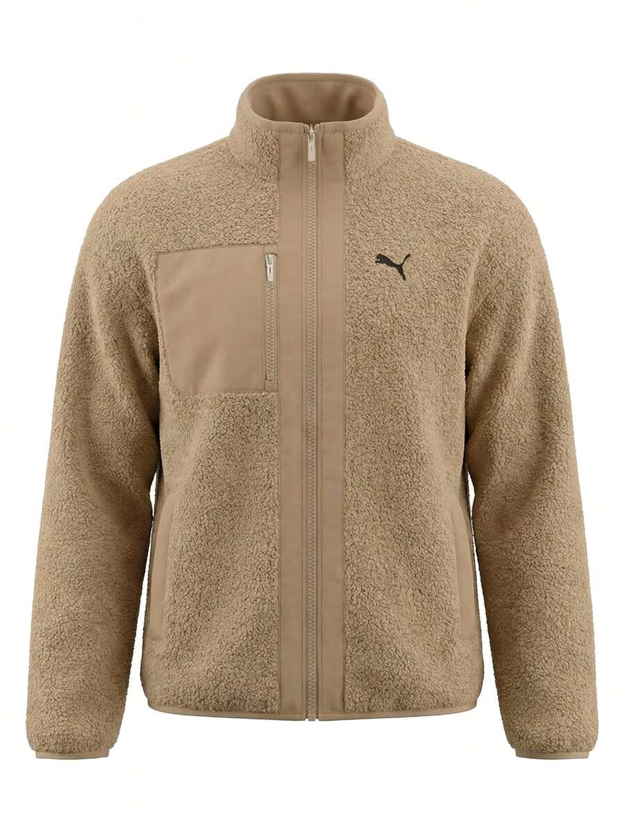 Puma Reversible Hybrid Sherpa Jacket Isolierte Men's Jacken Ice Coffee - Brown - View 1