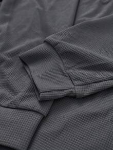 EMERY ROSE 大码女式 V 领休闲长袖 T 恤，灰色