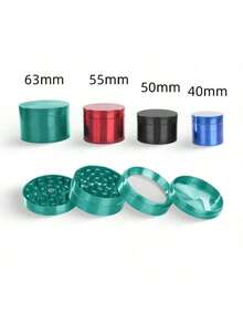 Metal Black Tobacco Grinder 4-Layers Manual Crusher Mill Mortar Large Grass Grinder Cigarette Accessories Tool Gift - Black - View 1