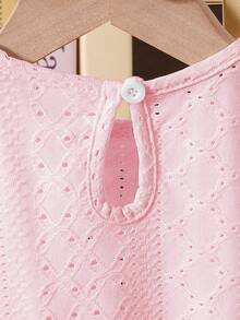 Souflis Souflis Bộ 2 món cho bé gái 0-3 tuổi, thích hợp mặc đi nghỉ mát và dạo phố mùa xuân/hè, gồm áo tank top rộng rãi và quần ống rộng. - Hồng - Xem 7