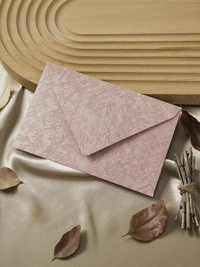 50 Stück Baum-Muster & Kirschblüten Rosa Briefumschläge, DIY Handwerk Geschenkverpackung, Hochzeitseinladungen, Bargeld-Umschläge Schreibwaren