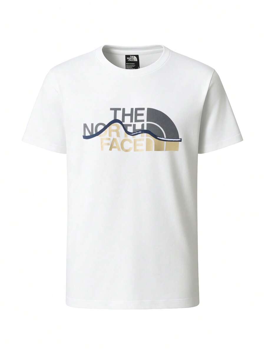 The North Face Mountain Line Men's T-Shirt White - TNF WHITE - View 1