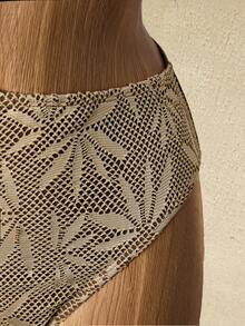 Swim Vcay Women's Hollow-Out One-Piece Swimsuit, Suitable For Beach Vacation - Brown - View 6