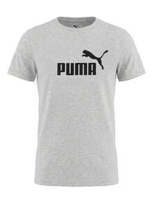 Puma Essentials No. 1 Women T-Shirt Grey - Gray - View 1