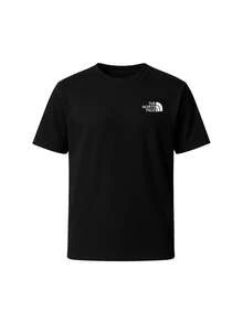 The North Face Essential Oversized Kids T-Shirt Black - màu đen - Xem 1
