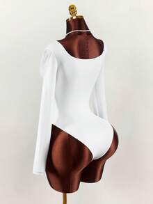 Amplova Women's Multi-Collar Versatile Inner Shirt, Sexy & Layering Piece For Autumn/Winter Bodysuits For Women Long Sleeve - Multicolor - View 18