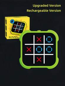 Tic Tac Toe Bolt Game: 3-In-1 Handheld Electronic Puzzle Console, Infinite Travel Brain Game For Memory & Focus, Portable Fidget Board Game For Adults & Teens - Stress Relief Gift For Birthday Christmas - Multicolor - View 11