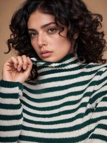 Forever 21 Weihnachts-/Herbst&Winter Damen /Renaissance /Herbst Damen Kleidung /Langarm /Rundhalsausschnitt /Damen Outfits /Ausschnitt /Party /Halloween /Weihnachtspullover - Verschiedenfarbig - Übersicht 4