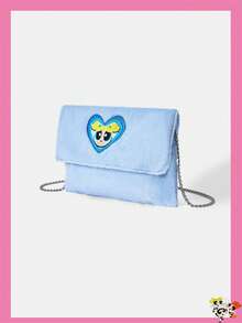 THE POWERPUFF GIRLS X SHEIN 女士单肩包 - 藍色 - 查看 3