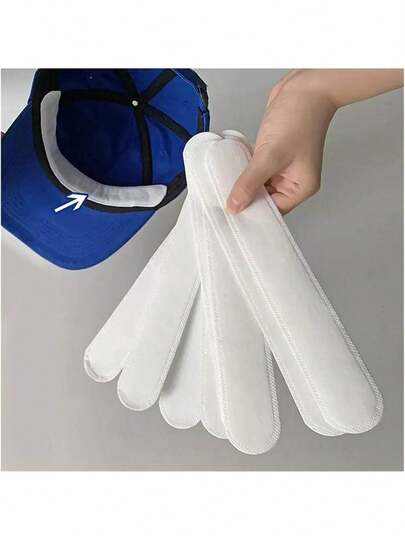 10/20片装帽领防汗防污胶带，适用于帽子、额头、帽内衬，防汗防污，吸汗，自粘型，隔热，男女通用