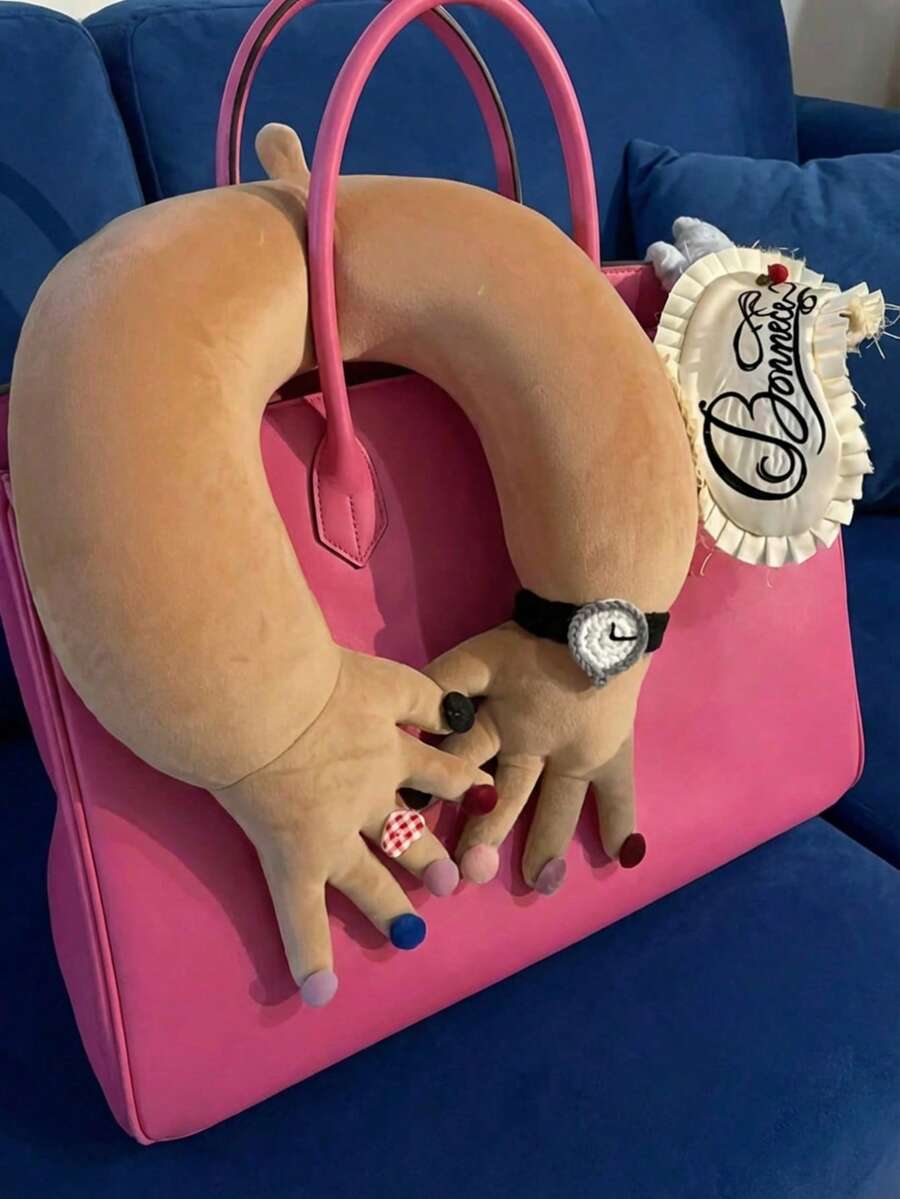 Joivida Creative Travel Pillow Super Soft Wrap-Around Airplane Neck Pillow With Cute Hugging Arms Long Flight Train Car Trip Portable U-Shape Memory Foam Hug Sleep Cushion For Women Girls Office Nap Home Decor Gift 2025 - Multicolor - View 1