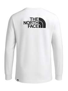 The North Face Easy Men's Long Sleeve Shirt White - TNF WHITE - View 2