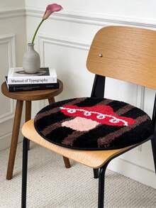 Joivida 蘑菇印花坐垫 - 创意防滑垫，适用于办公椅、飘窗及冬季使用 - 彩色 - 查看 9