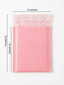 20/30个金属气泡信封，全息气泡信封，聚乙烯衬垫信封，防水自封胶运输袋，箔片闪光魅力运输信封，全息缓冲信封 - 粉色 - 查看 3