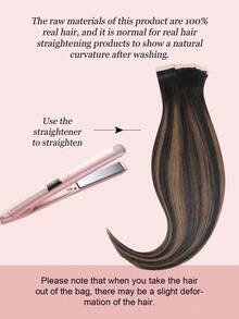 9AM Hair 20 件直发胶带 100% 真人发片接发 14-24 英寸 50 克/包 适用于沙龙 天然高品质真人发丝滑无缝隐形 PU 胶带接发 - S1B/6/1B - 查看 14
