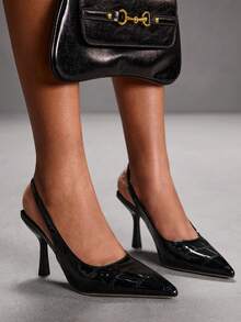 CUCCOO SZL Women Pumps Valentine's Day - Stone pattern black - View 5