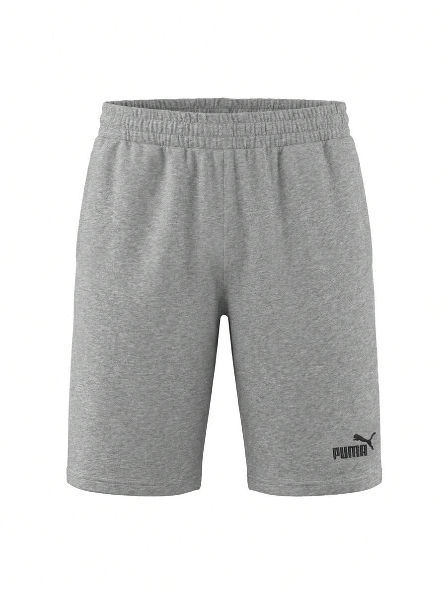 Puma Essentials No. 1 Logo Men Shorts Grey - Gray - View 1
