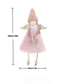 1 Pc Exquisite Handmade Angel Decorative Hanging In Pink Gray White For Home Wall Car Mirror Decor Wedding Gift Birthday Celebration Holiday Festival Hanging Decoration Craft Souvenir - one size fits all - View 7