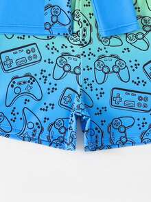 Boys Rash Guard Swimsuits Set For Boys 2 Pieces Long Sleeve Swim Shirts Quick Dry Bathing Suits With Trunks Boy Swimsuit Set Long Sleeve Junior Surf Swimwear Kids Rashguard Tween Rash Guards Boys Rash Guard Set Boys Long Sleeve Swim Tween Boys Swim Shirt - Blue - View 6