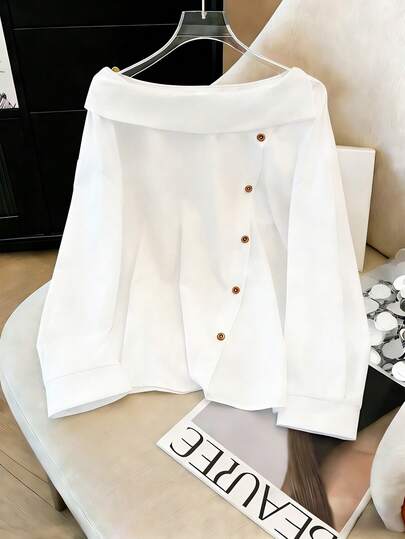 GlowEve CURVE Plus Size Women's Fashion Versatile Casual Shirt