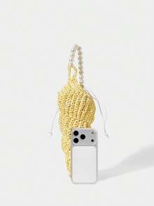 SHECARRY 女士波西米亚风时尚单肩包 - 黃色 - 查看 5