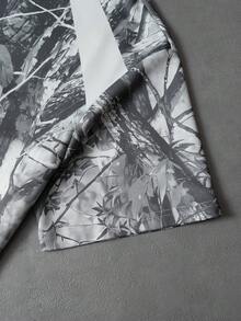 PAVTROS Men's Casual Dry Branch Printed T-Shirt & Shorts Set - Multicolor - View 9