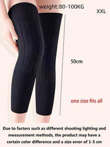 1 Pair Extra Long Knee Warmers, Cold-Proof Leg Warmers For Men And Women, Elderly Arthritis And Cold Legs Protection In Autumn/Winter - Multicolor - View 13