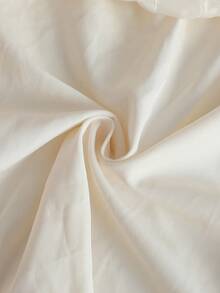 女童优雅圆领荷叶边短袖镂空刺绣提花双层荷叶边下摆休闲时尚公主裙，适合节日派对、度假、旅行、生日礼物等场合，夏季奶油色连衣裙，女童碎花蕾丝领连衣裙，象牙色女童连衣裙，米色女童连衣裙，女童象牙色碎花连衣裙 - 杏色 - 查看 8