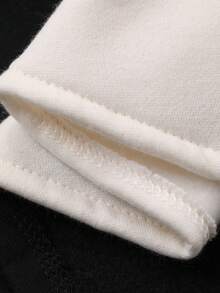 DAZY Girls Crew Neck Knit Patchwork Straight Dress, Fall - Multicolor - View 6