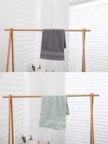 Bộ 1/2/4/8 khăn tắm, màu trơn, thiết kế tối giản, hình chữ nhật, nhiều màu sắc, thấm hút tốt và nhanh khô, mềm mại và không phai màu, thích hợp cho phòng tắm, nhà bếp, du lịch, quà tặng, phòng tập thể dục, ngoài trời, khách sạn, thẩm mỹ viện, mọi mùa, cho cả nam và nữ, trường học, chuẩn bị năm học mới, du lịch, đồ dùng cần thiết khi đi du lịch, đồ dùng gia đình, khăn tắm, chăm sóc da. - Nhiều màu - Xem 3