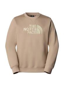 The North Face Drew Peak Men's Sweatshirt Mushroom Grey-Gravel - MUSHROOM GREY/GRAVEL - View 1