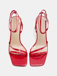 CUCCOO CURVES Sandal nhiều quai dáng rộng, thanh lịch, gợi cảm, cỡ lớn, phù hợp cho hoạt động ngoài trời mùa hè và mặc hàng ngày. - Màu Hoa hồng đỏ - Xem 10