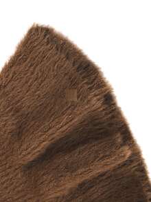 Maweii 大码女式毛衣，新款优雅高品质绒面针织套头衫，适合秋冬季节穿着，风格包括伦敦派对针织衫、伦敦锐舞针织衫、斯堪的纳维亚派对针织衫、Y2K针织衫、Y2K毛衣、Y2K派对上衣、派对针织衫、外出针织衫、夜店毛衣、锐舞针织衫、哥特针织衫、另类针织衫、暗黑学院风针织衫、维多利亚针织衫、前卫针织衫、设计师派对针织衫。适合秋季、冬季、夏季和春秋季穿着。 - 棕色 - 查看 6