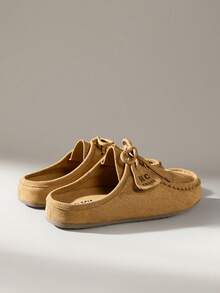 Solecia 女士系带休闲平底鞋，百搭时尚 - 棕色 - 查看 4